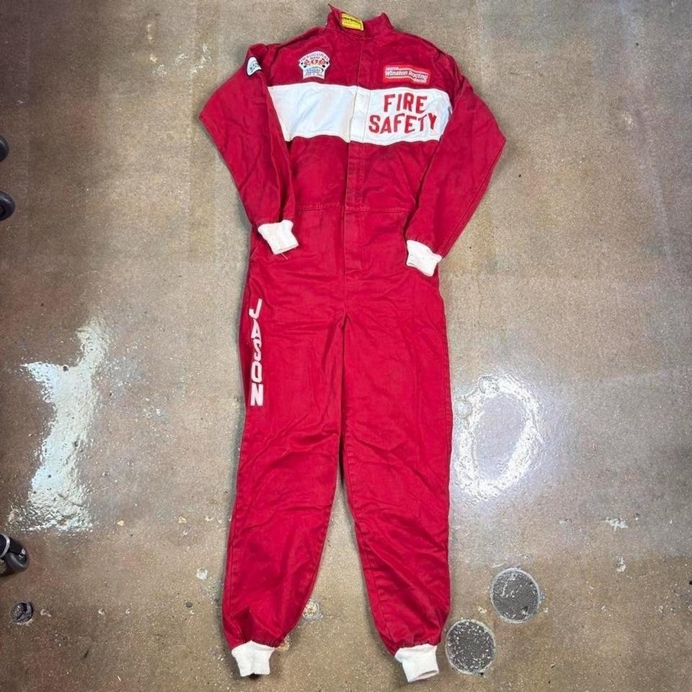 Vintage Ultra Shield NASCAR Fire Safety Racing Suit 2001 Kansas Speedway XL